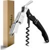 CORKAS Wine Opener Sommelier Knife Corkscrew Stylish Stainless Steel Bottle Opener