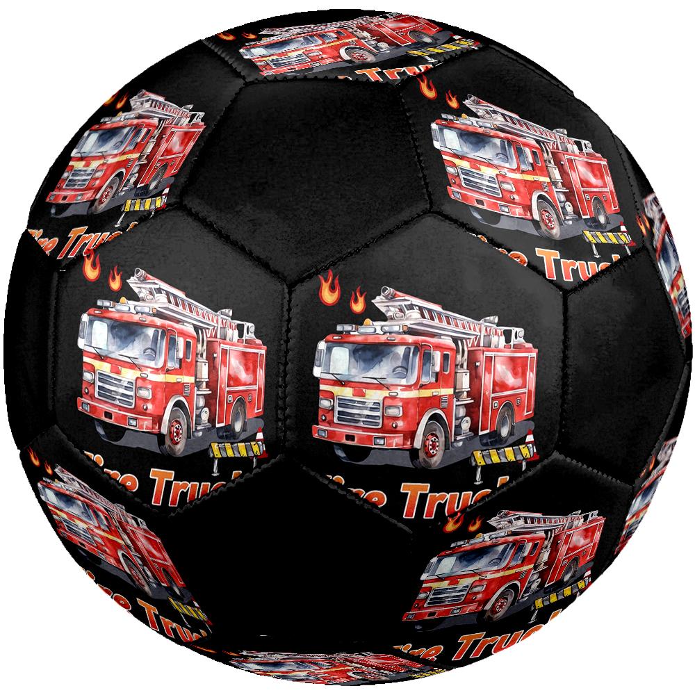 Fire Truck Theme Size 5 Soccer Ball, Suitable for Both Indoor and Outdoor Matches, a Gift Suitable for Everyone.