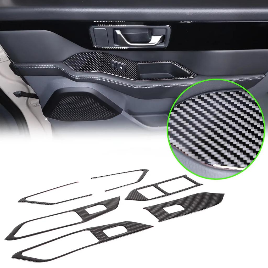 Soft Carbon Fiber For INEOS Grenadier 2020-2025 Interior Kit Dashboard Console Gear Shift Panel Cover Decorative Stickers