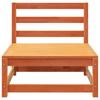 Vidaxl Sofa Ogrodowa Bez Podłokietników, Z Podnóżkiem, Woskowy Brąz