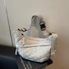Large Capacity Commuter Shoulder Bag Women's Rhombic Lightweight Crossbody Bag