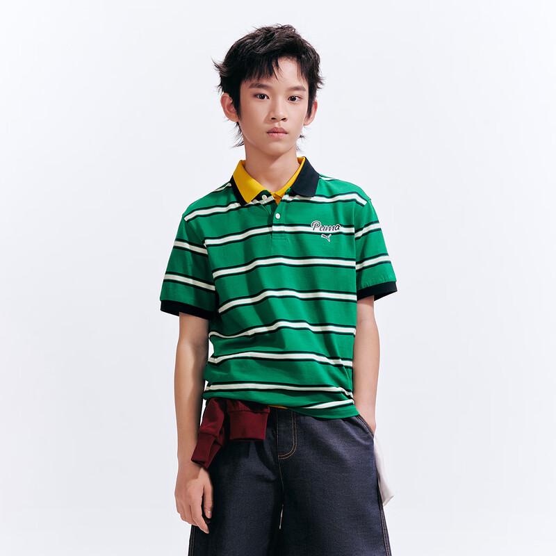 Puma Kids' Classic Striped Short-Sleeve T-Shirt
