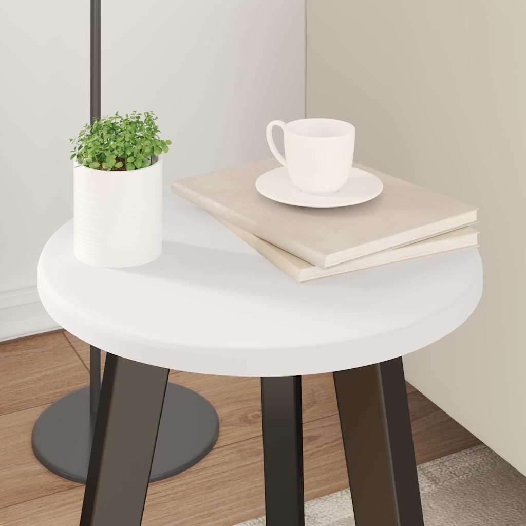 White Table Top Ø 30 x 1.5 cm Particleboard