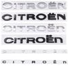 1 Stück 3D Citroen ABS Auto Heck Buchstaben Logo Stoßstange hinten Heckklappe Kofferraum Aufkleber Auto Heck Emblem Aufkleber Styling Zubehör