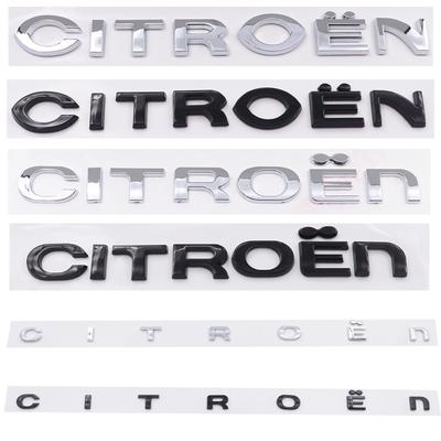 1pcs 3D ABS Car Rear Letter Logo Rear Bumper Tail Door Trunk Sticker Car Rear Emblem Sticker Styling Accessories