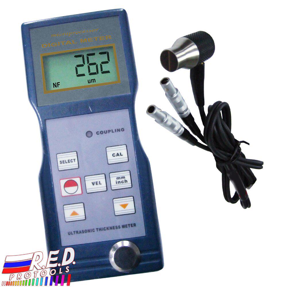 Buy Digital Ultrasonic Glass Thickness Meter Gauge 1.5200mm Steel Cast