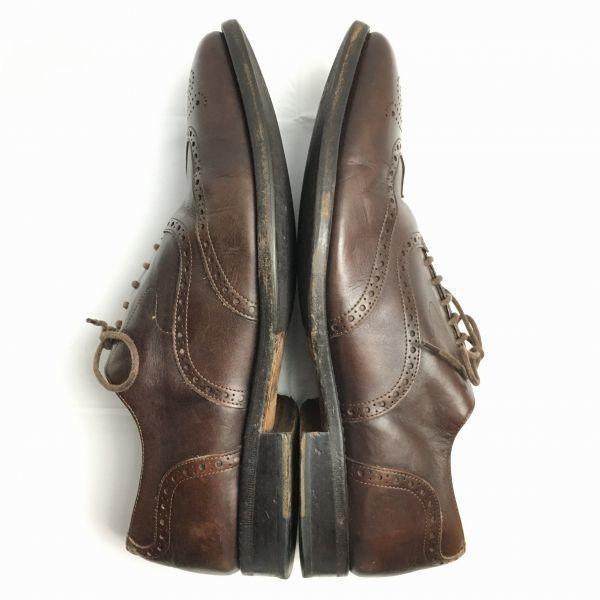 70s80s? Vintage Windsor Size 11 (29.0cm) Brown Full Brogue Wingtip Business Shoes Men's(USED)
