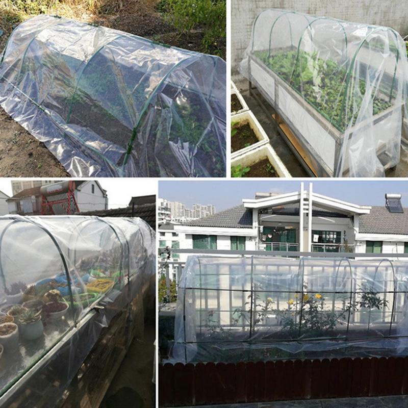 Mini Greenhouse For Plants Portable Cold-Proof Plant Protector Cover Garden Plant Guard Film Prevent Freeze Snow