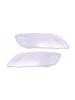2PCS Front Headlight Glass Clear Cover 4L0941029 4L0941030 For Q7 2006-2015