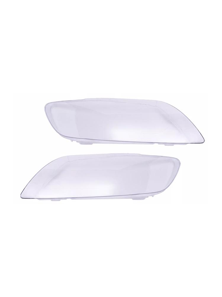 2PCS Front Headlight Glass Clear Cover 4L0941029 4L0941030 For Q7 2006-2015