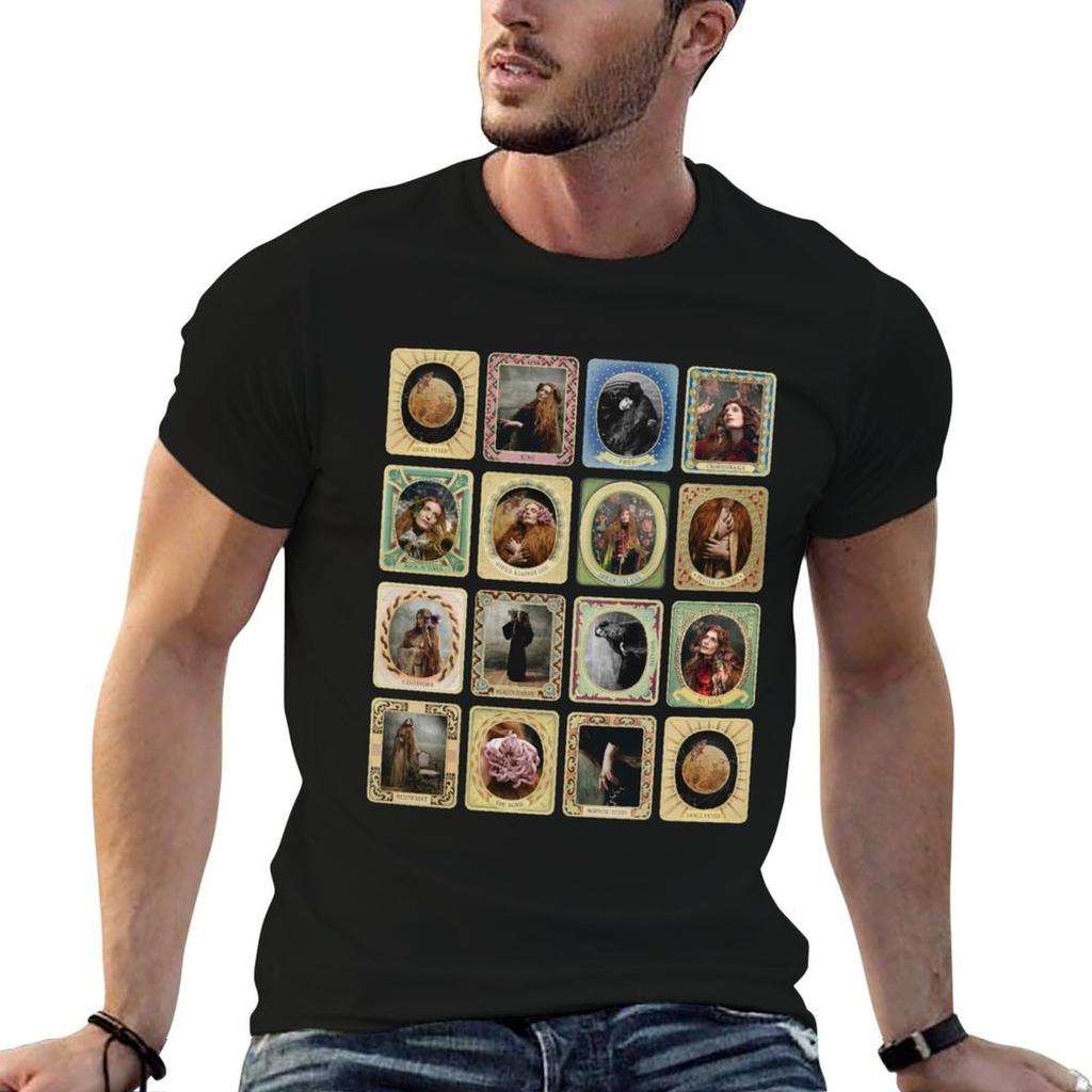 Florence The Machine Dance Fever Tarot Cards Tshirt T Shirts Cotton 100 T Shirt Personalised Unisex Graphic T Shirt Tshirt