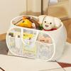 Children's Toy Storage Basket, Large Capacity, Foldable, Portable, for Plush Dolls and Building Blocks