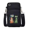 Morsom Anime Cat Liten Messenger Bag Hengende Neck Mynt Veske Vertikal Håndveske Kvinner Mobiltelefon Vesker Cartoon Small Crossbody Bag