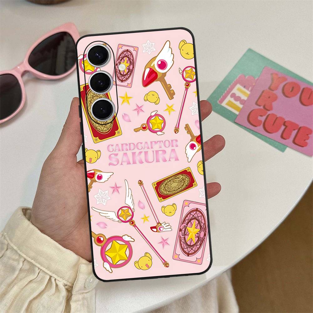 Anime C-CardcaptorS S-Sakura Phone Case For Samsung S 24 Fe 25 Ultra Plus 20 Lite 21 30 22 23 24 22 Ultra 5G Fundas
