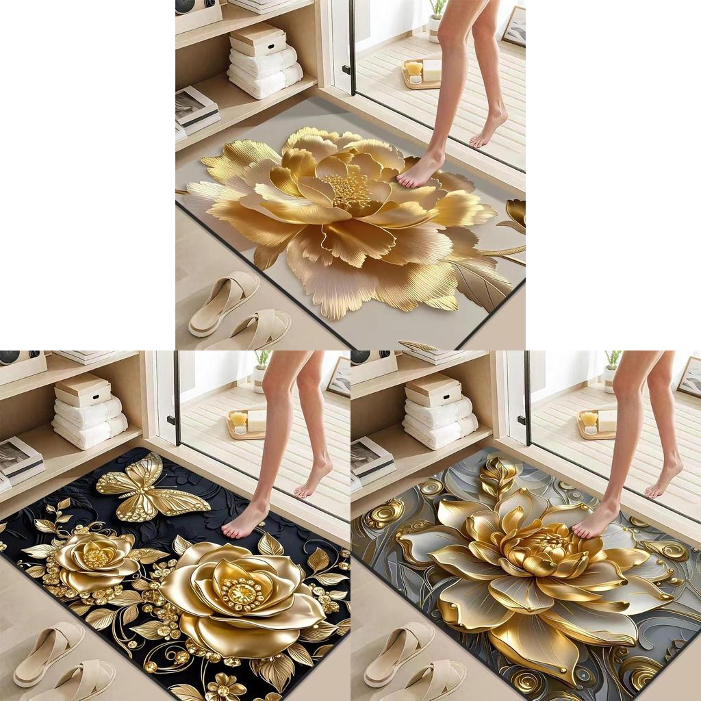 Diatomaceous Mud Floor Mat For Bathroom With Absorbent Antislip Design Suitable For Home Use