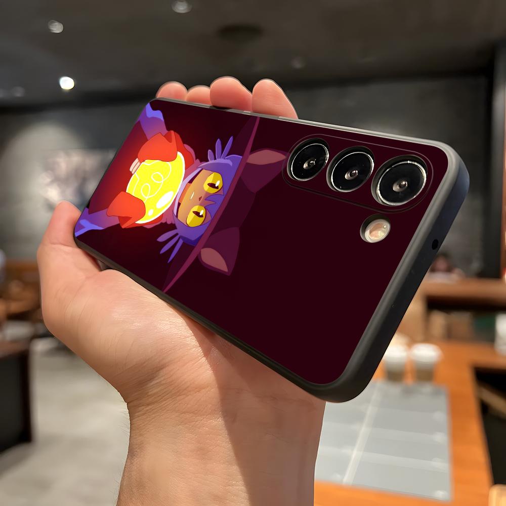 Game One Shot Niko Phone Case For Samsung A56 A36 A26 A16 A15 A25 A35 A55 A14 A34 A24 A54 Black Soft Shell