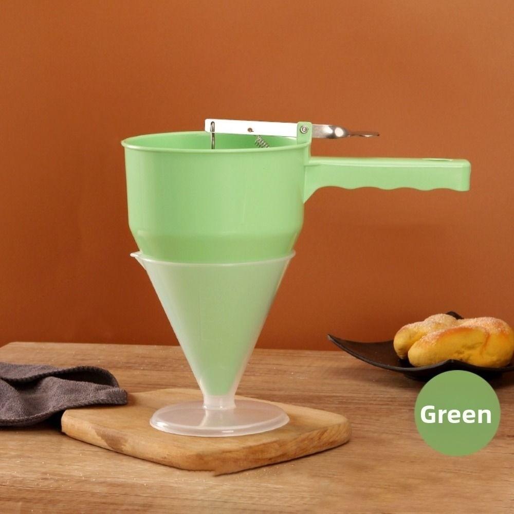 Adjustable Kitchen Funnel Hand-held Cooking Funnel Dosing Funnel Batter Dispenser  for Pancake