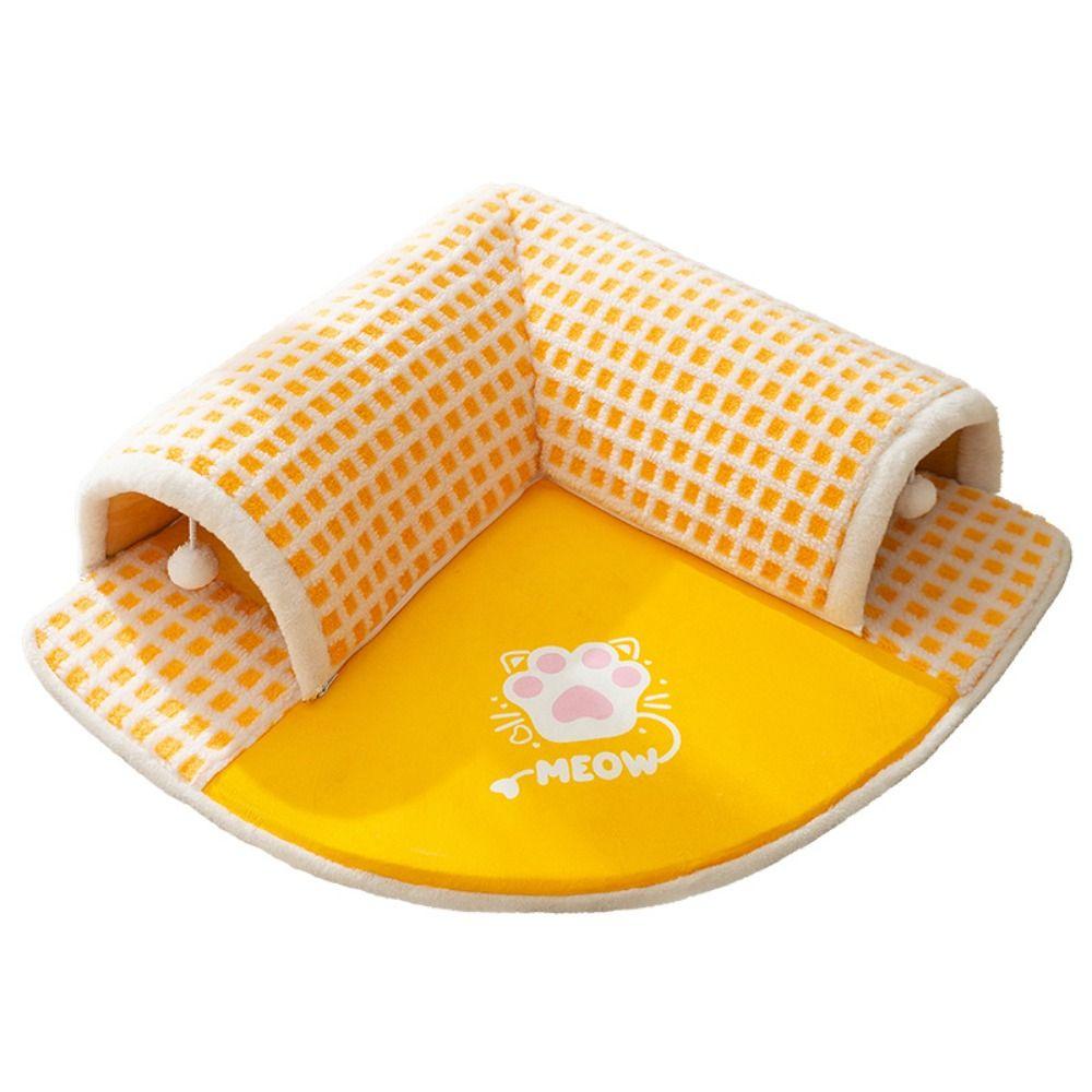 2in1 Cat Tunnel Toy Creative Cat Bed Universal Kitten Play Tube  Four Seasons