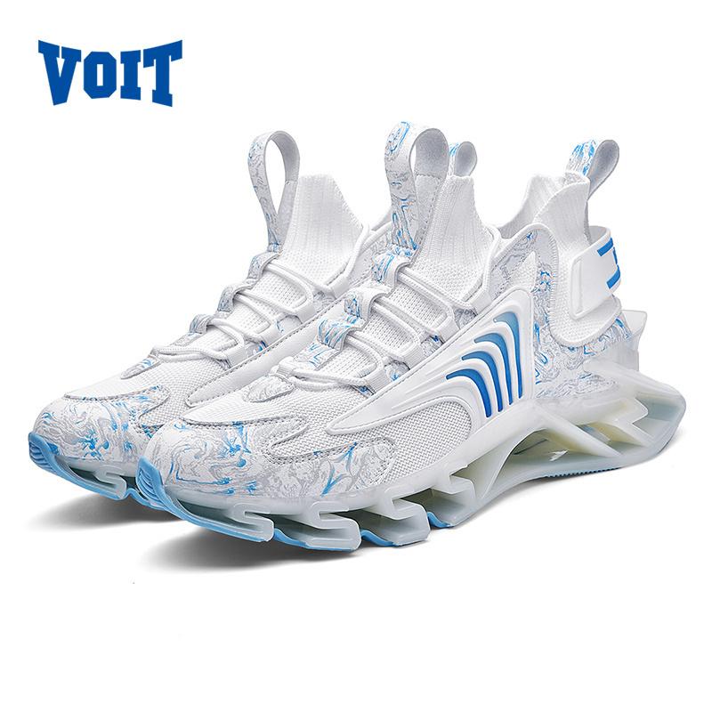 

VOIT амортизирующая спортивная обувь, повседневные кроссовки, летние кроссовки, модная обувь, повышающая обувь, эластичная обувь 39 белый