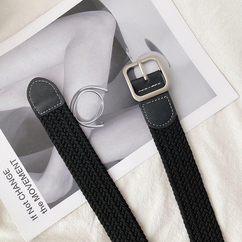 And Functional Chic Canvas Belt For Youth With Elastic Features Perfect For Everyday Style