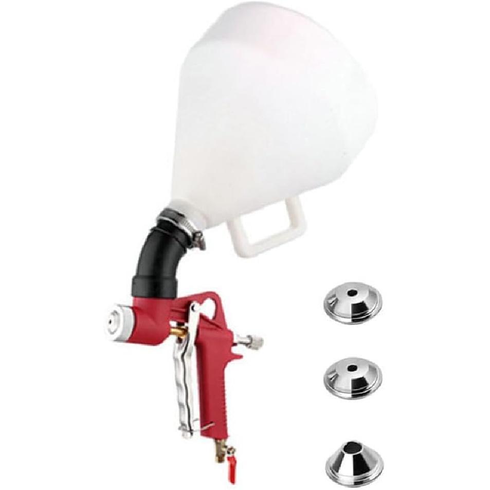Drywall Wall Painting Sprayer with 3 Nozzle (4.0mm/6.0mm/8.0mm), Adjustable Air Hopper Spray Gun Texture Tool, for Walls and Ceiling(3L/0.66gal