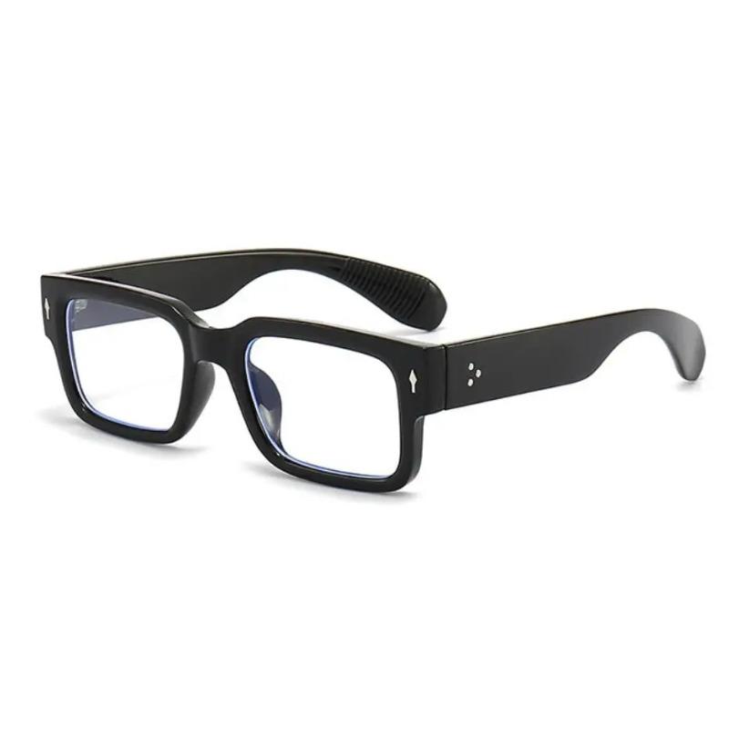 Trending Square Anti Blue Light Glasses Mens Computer Reading Optical Prescription Eyewear Hyperopia Finished Frame
