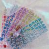 Candy Alphabet Stickers Colorful Self Adhesive Learning Diamond Art Craft Fun Toy DIY Decoration for Craft Supply