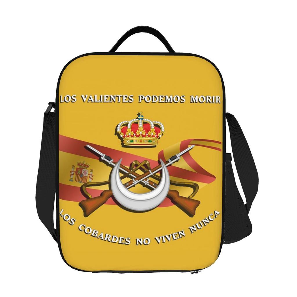 Spanish Legion Flag Spain Army Proud (1) Insulated Lunch Bag for Women Children Portable Food Boxes Thermal Lunch Box Tote