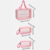 PU Damen Reiseaufbewahrungstasche Kosmetiktasche Make-up-Tasche Reise-Organizer-Taschen Wasserdichte Waschtasche Transparente Kosmetikkoffer