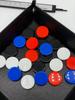 Colorful Round Plastic Game Chips for Chess & Backgammon