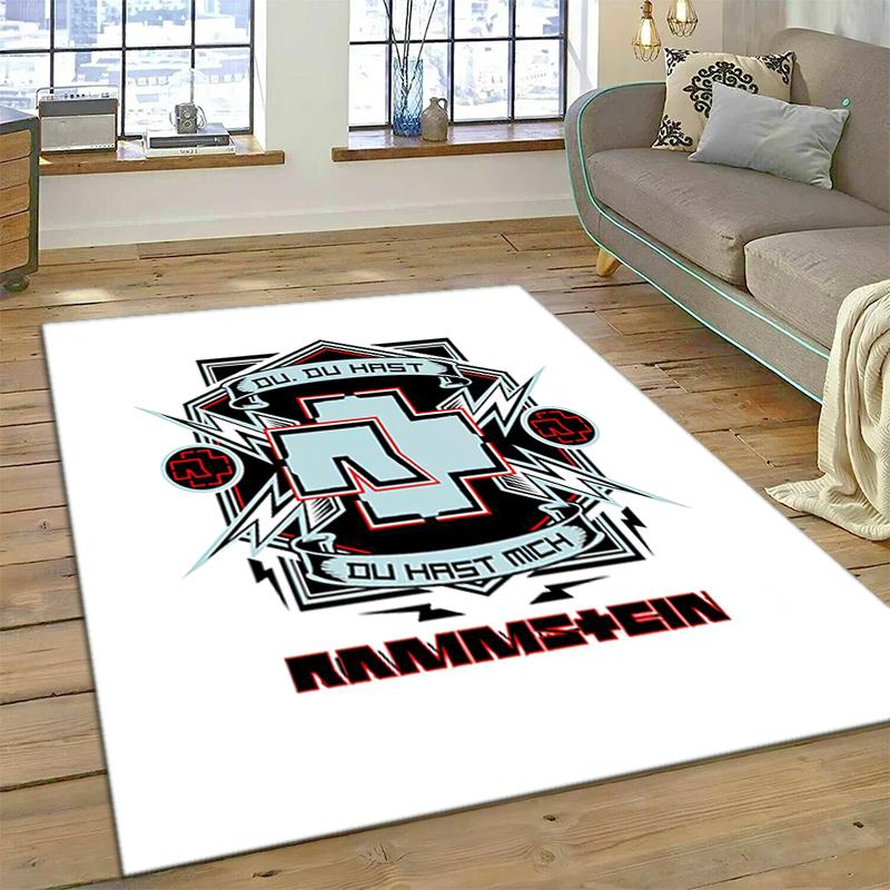 1PC German Rams Print Rug - Home Decoration Carpet For Living Room Bedroom Flooring Computer Chair Area Rug