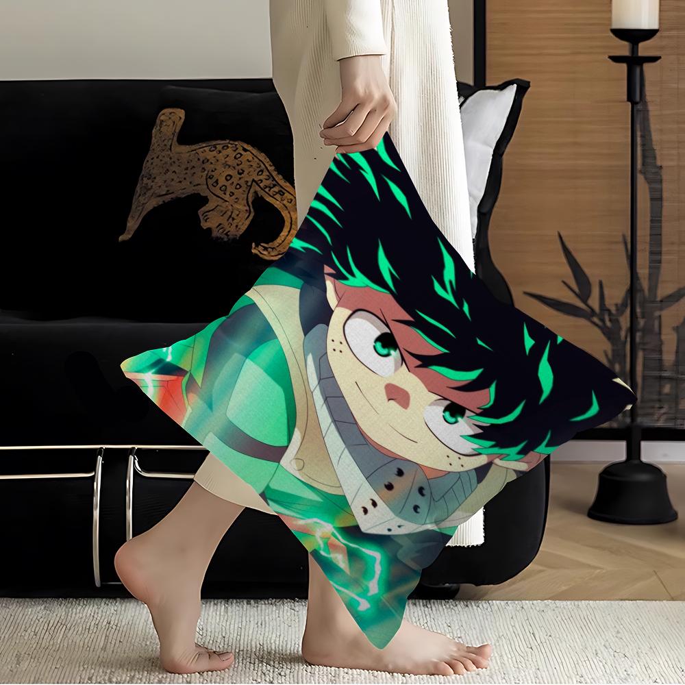 Midoriya Izuku Deku My Hero Academia Ahorn Design Kissenbezug Glückliche Herbsternte Dekoration Feiertagsdekoration Kissenbezug