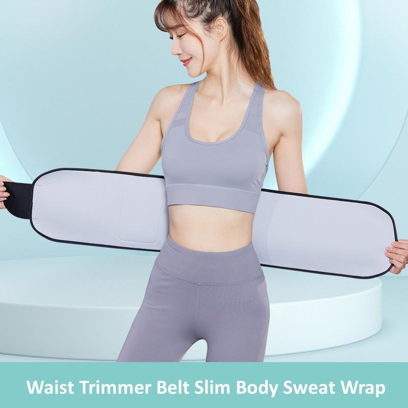 Sweat Waist Trimmer Women Men Waist Slimmer Sweat Belts Weight Loss Belt Gym Waist Trainer Body Shaper Sweat Belt