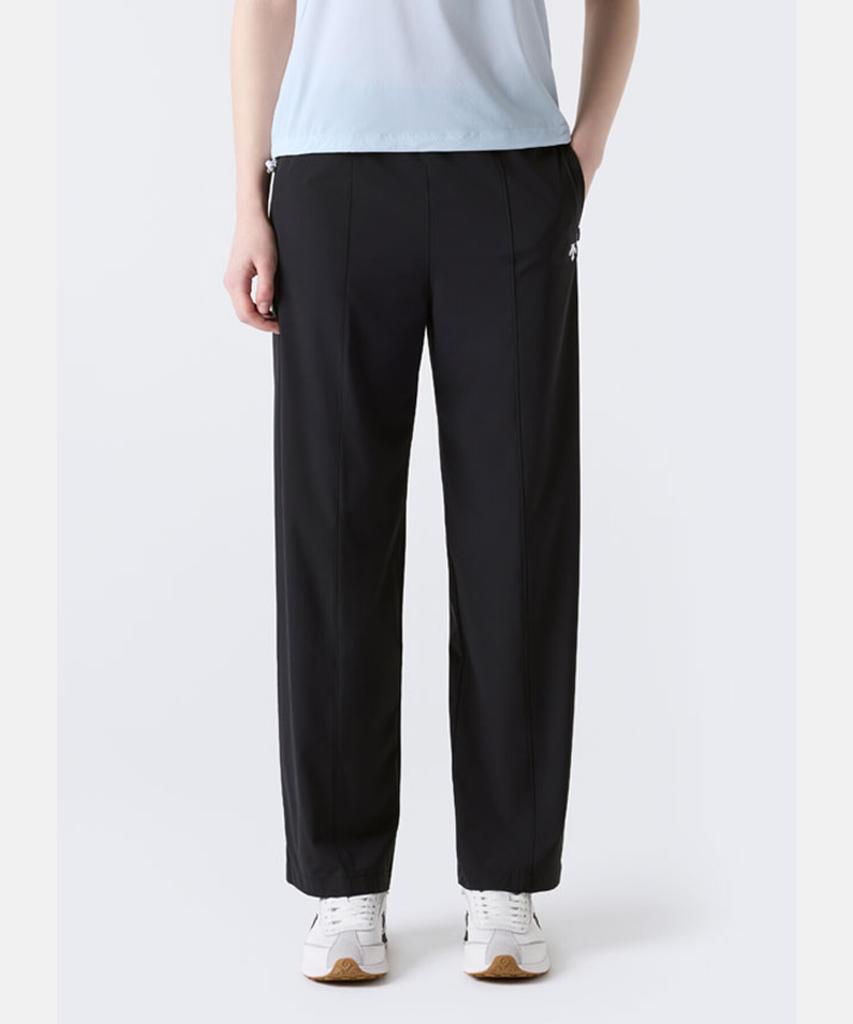 DESCENTE Women'S Cooling Woven Wide Pants Black Sr122Ppt33