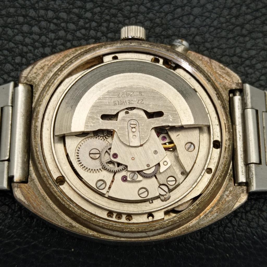 GENUINE VINTAGE NINO CRYSTAL AUTOMATIC SWISS MENS ORIGINAL DIAL WATCH A702478-5 R124-a702478