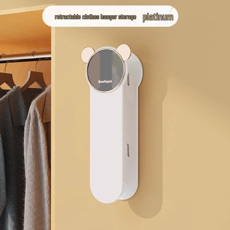 

Выдвижная настенная вешалка для одежды с крючками для балкона и организации дома