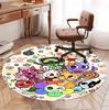 Dandy's World Pattern Round Rug, Indoor/Outdoor Mat, for Picnic, Gameroom, Bedroom, Office, Living Room, Home Decor Carpet, Birthday Gift