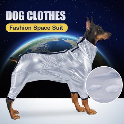 Chaquetas para Perros para Exteriores Moda Genial Traje Espacial Mono Disfraces para Perros Mascotas Impermeable Chubasquero Ropa para Perros Medianos Grandes Suministros para Mascotas