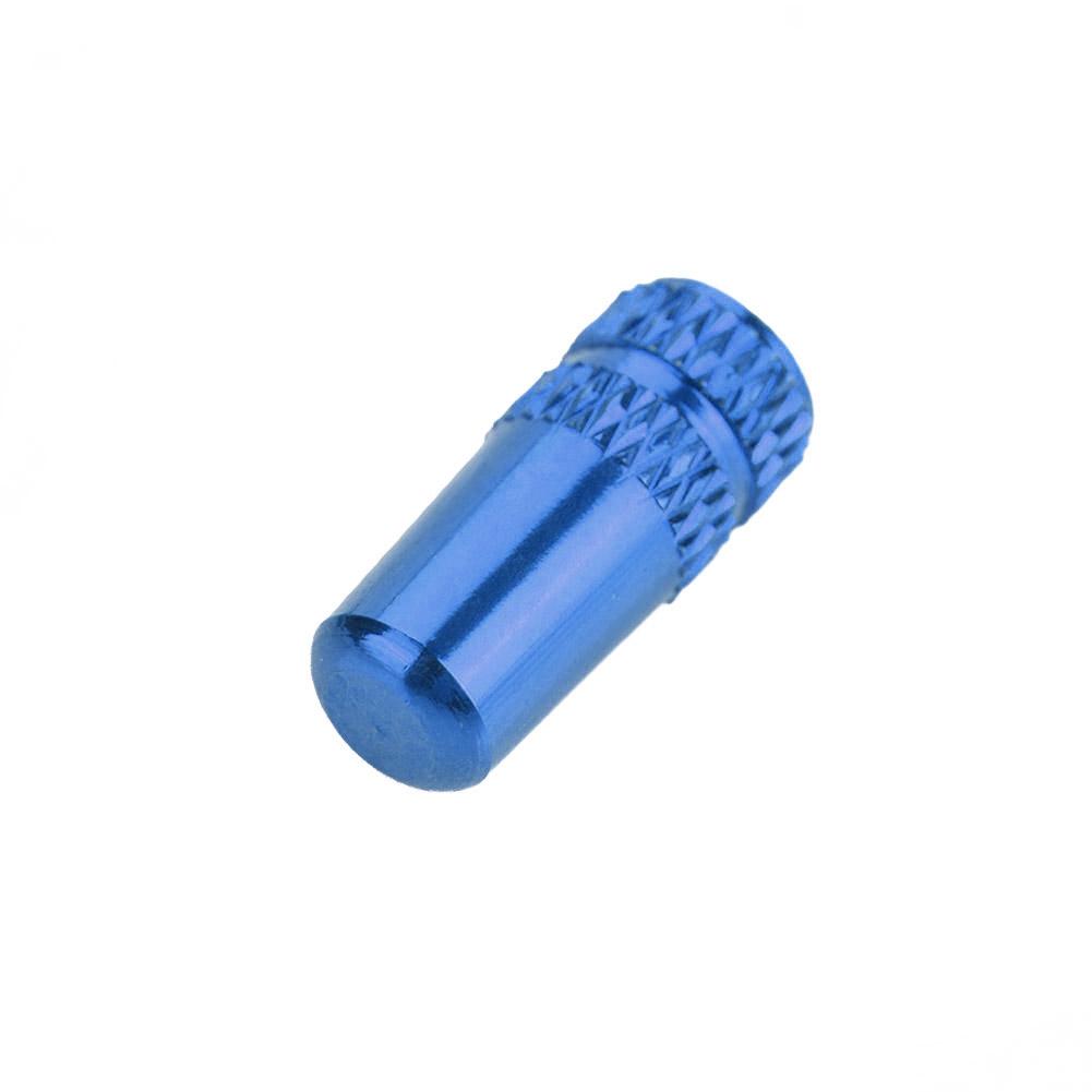 10Pcs Bike Aluminum Alloy Tire French Valve Protective Stem (Black)