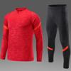 Unisex Long Sleeve Half-Zip Sport Training Set Running Football Basketball Outdoor Fitness