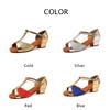 Tanzschuhe für Kinder/erwachsene Mädchen Frauen Lateinamerikanischer Tanz Tango Salsa Gesellschaftstanzschuhe 3,5 cm niedriger Absatz weiche Sohle