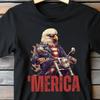 Merica Shirt 4th of July Shirt Bald Eagle America Shirt Eagle In Sunglasses Meri