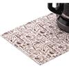 S&T INC. Coffee Mat, Absorbent Bar Mat for Coffee Maker and Espresso Machine, 12 Inches X 18 Inches, Brown Typography Print, 1 Pack