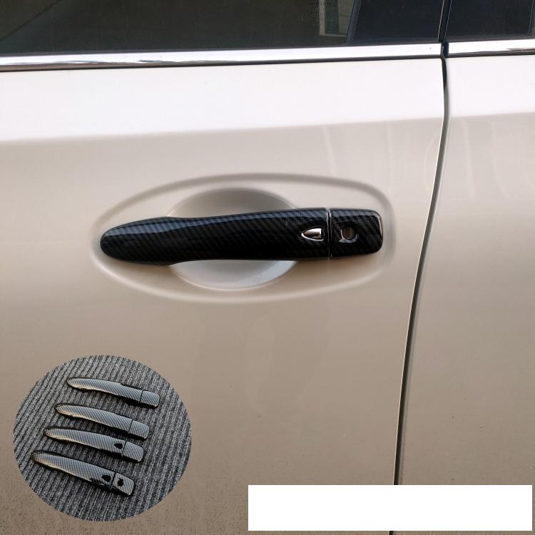 

Для Nissan X-Trail X Trail T32 2014-АБС-пластик из углеродного волокна, дверная крышка, внутренняя чаша, круг, автомобильный Стайлинг, интерьер 2