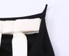 2025 Autumn Women's European & American Style Solid Color Top with Back Bow