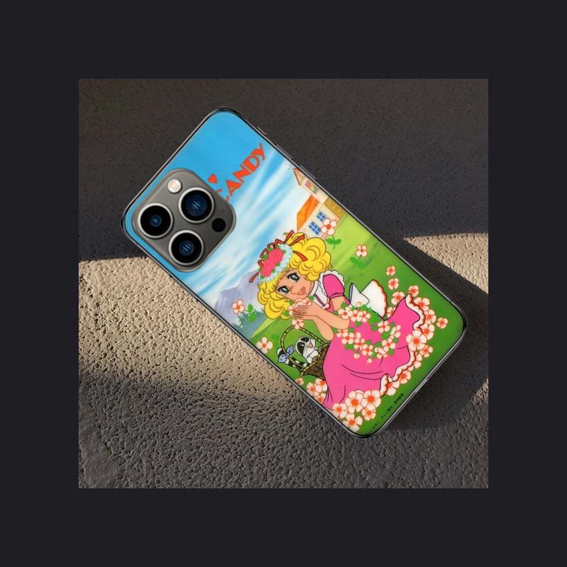 Anime Candy Candy Phone Case For Apple Iphone 16E 16 Pro Max 15 Plus Soft 13 12 Mini Cover 11 14 Pro Max Capa 8 7 SE Shell Coque