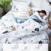 Summer Cool Quilt Double Air-conditioning Quilt Washed Cotton Quilt Student Single Summer Dormitory Spring and Autumn Quilt
