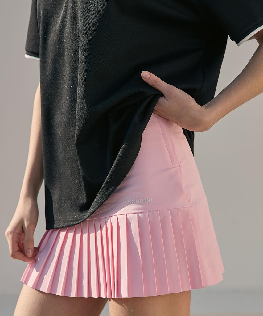 KANDINI Pink Pastel Pleated Skirt