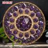 Vintage Purple Gem Round Metal Sign 7.8 Inch Retro Bar Cafe Garage Wall Decor Exhibition Art
