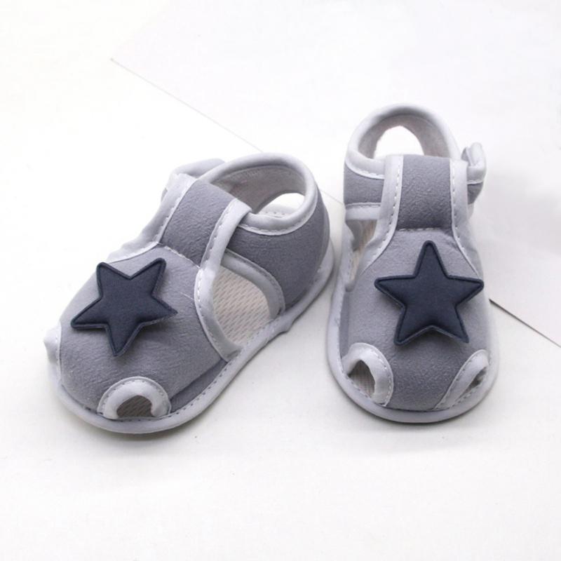 Baby Girl And Boy Breathable Pentagram Pattern Anti-Slip Shoes Casual Sneakers Toddler Soft Soled First Walkers